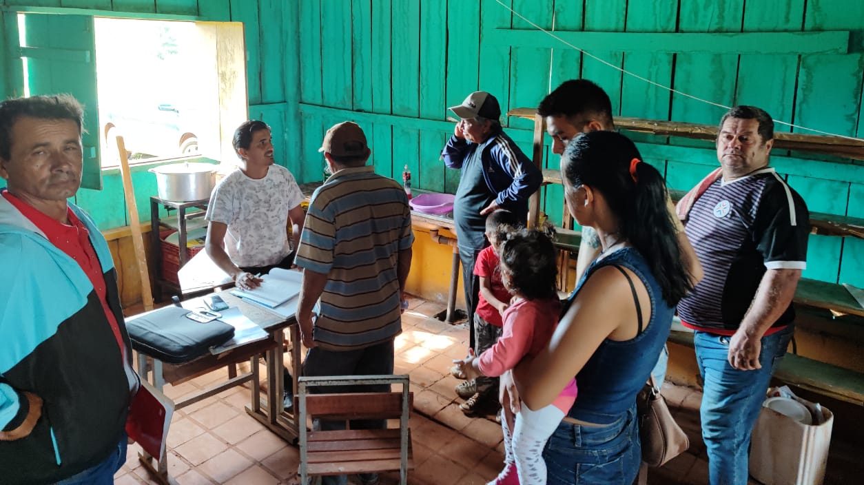 Jornada cívica de cedulación benefició a pobladores del distrito de Maracaná en Canindeyú